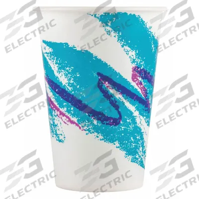 APPROVED VENDOR Disposable Cold Cup: 9 oz Capacity, Multi, Paper, Unwrapped, Symphony - Paper Cold Cups