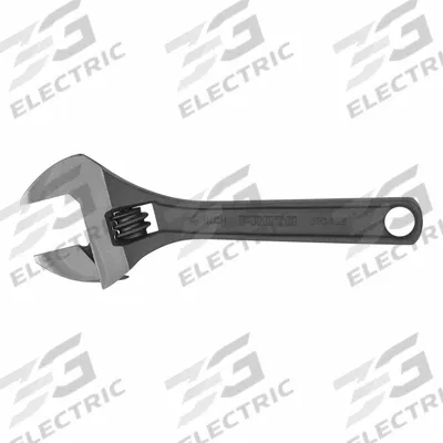 PROTO Adjustable Wrench: Alloy Steel, Black Oxide, 4 11/32 in Overall Lg - General Purpose Adjustable Wrenches