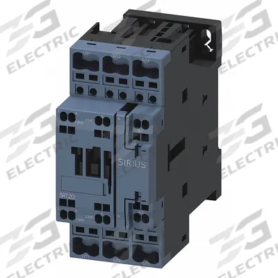 Siemens Power Contactor: Non-Reversing, 3 Poles, 3NO Contacts, 25 A - Non-Reversing IEC Contactors