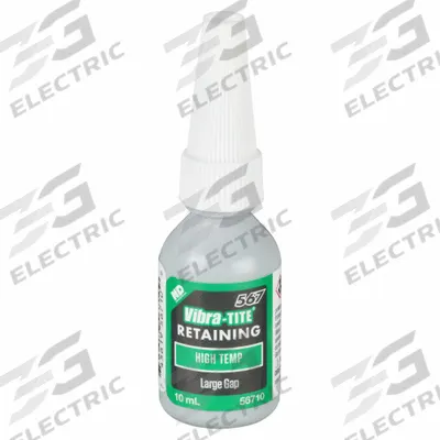 VIBRA-TITE Retaining Compound: 567, 0.3 fl oz, Bottle, Green - High-Temperature Retaining Compounds