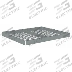 TENNSCO Shelf: 48 in x 30 in, 2,250 lb Load Capacity, Steel, 5 ga Decking, Gray, Shelf (MPN ZLES-4830W). Key specifications — Decking Material: Steel; Includes: (4) Beams; Decking Finish: Zinc Plated; Shelf Configuration: Single Straight; Color: Gray; Frame Material: Steel; Brand: TENNSCO; Frame Finish: Zinc Plated.