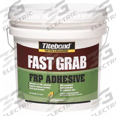 TITEBOND Construction Adhesive: Fast Grab FRP, 4 gal, Pail, Light Beige - Panel & Drywall Construction Adhesives