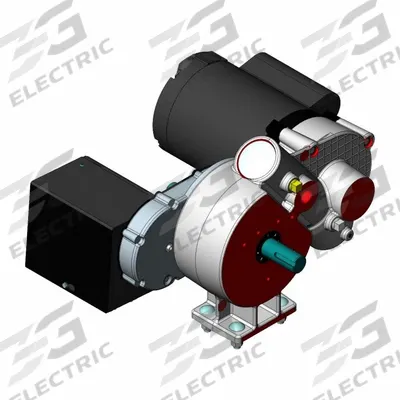 SPALDING Electric Winch: Steel, Silver, 19 in Overall Ht, 14 in Overall Wd - Winches