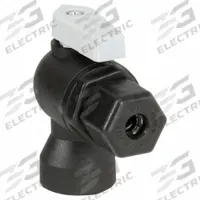 PARKER Manual Two-Way Ball Valve: 1/4 in, Polypropylene, Angle, Sweat x FNPT, Full Port Ball Port (MPN FTPPB4VFE4). Key specifications — Brand: PARKER; Handle: Lever.