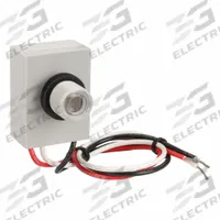 INTERMATIC Photocontrol: Flush In-Post Photocell Mounting, 3/8 in Stem Dia, SPST, 120V AC, 120V AC (MPN K4021C). Key specifications — attr211224: INTERMATIC; attr1072315: Lock Nut.