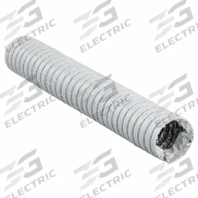 JET Heat Resistant Dust Collection Hose: 2 in Dia x 2 ft L - Hoses for Metal Dust Collectors