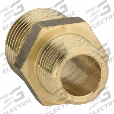 LEGRIS Metal Pipe Straight: Straight, 1/2 in x 3/8 in - Threaded High-Pressure Pipe Fittings