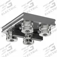 HEPCOMOTION GV3 Carriage: For 12 mm Rail Wd, Roller, GV3 Std Carriage, 17.44 mm Carriage Ht (MPN AU12P313L50LBNS). Key specifications — Carriage Material: Aluminum; Roller Material: Stainless Steel; Size: 12; Brand: HEPCOMOTION; Features: P3 Precision; Type: GV3 Standard Carriage.