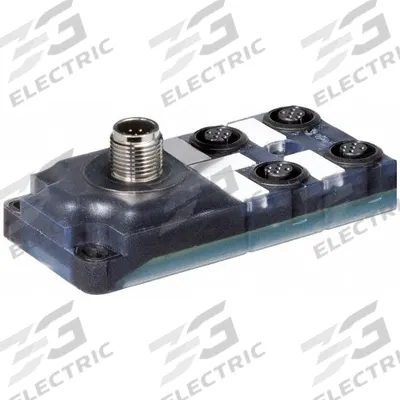 MURRELEKTRONIK M12 distribution block: EXACT12, 4 Ports - Passive Sensor Junction Blocks without Homerun Cable