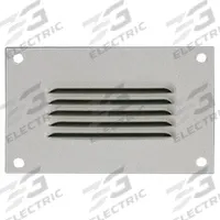 RITTAL Louvered Vent Kit: Louver Plate Kit, Carbon Steel, 4.33 in Overall Ht, 6.3 in Overall Wd (MPN 2541235). Key specifications — Brand: RITTAL; Manufacturer Part Number: 2541235.