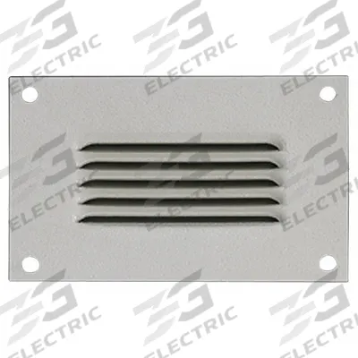 RITTAL Louvered Vent Kit: Louver Plate Kit, Carbon Steel, 4.33 in Overall Ht - Louver Plate Kits