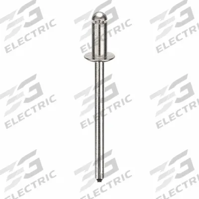 APPROVED VENDOR Blind Rivet,1 3/8 in L,1/8 in dia,PK500: Inch, 1 3/8 in Overall Lg, 9/32 in Body Lg - Domed-Head Blind Rivets