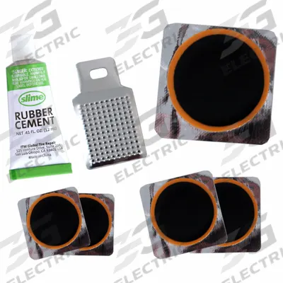 SLIME Tire Tube Patch Kit: Tube Repair Kit - Tire Patching Kits