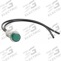 APPROVED VENDOR Raised Panel Light: Green, 12 mm Panel Mounting Hole Dia, Neon, Nylon, Lens Included (MPN 20C851). Key specifications — Brand: APPROVED VENDOR; Electrical Connection: 6 in Wire Leads.
