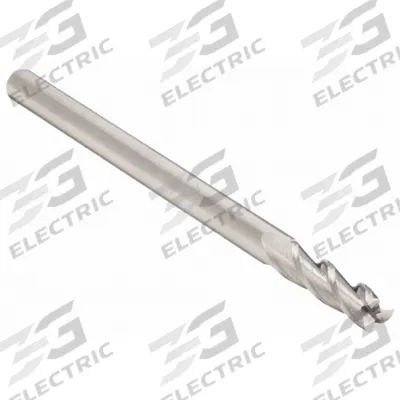 WIDIA HANITA Square End Mill: Carbide, 3 Flute, 1/8" Mill Dia, 1/2" LOC, 2-1/2" OAL (MPN I3S0125T050L) - General Purpose Carbide Square End Mills