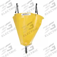 PIG Leak Diverter Tarp: Straps Leak Diverter Mounting, Polyester/PVC, Gray, Hanging Straps (MPN TLS691-GY). Key specifications — Diverter Material: Polyester; Diverter Color: Gray; Leak Diverter Mounting Style: Straps; Brand: PIG.