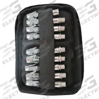JONARD TOOLS RJ45 Adapter Kit: CMI-RJ45, Cable Mapper/Toner Kits, CM-100/CM-17/CM-8, 9 PK. Key specifications — Compatible with Series: Universal; Manufacturer Part Number: CMI-RJ45; For Use With: Toner Kits; Product Type: RJ45 Adapter; Includes: Female End RJ45 Adapter; Brand: JONARD TOOLS.