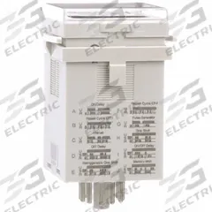 SCHNEIDER Multi-Function Time Delay Relay: Panel Door Mounted, 12 to 240V AC, 12 A (MPN TDRPRO-5100). Key specifications — Contact Rating (AC): 12 A @ 12 to 240V; Contact Rating (DC): 12 A @ 12 to 240V; Delay Function: On Delay; Mounting Style: Through Panel; Input Voltage: 12 to 240V AC/DC; Coil Voltage: 12 to 240V AC; Brand: SCHNEIDER.