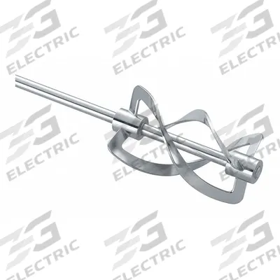 IKA Spiral Stirrer: Spiral Stirrer, 1/4 in Shaft Dia, 13 3/4 in Shaft Lg - Overhead Stirrer Impellers