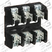 MERSEN Fuse Block: Open Block Design, 3 Pole, 250 V AC, Pressure Plate, Non-Indicating (MPN 20328). Key specifications — attr233046: MERSEN.