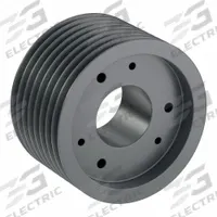 APPROVED VENDOR V-Belt Pulley: 5V975, 8 Groove, 9.75 in OD, Bushed Bore, F, For 5V/5VX Belt Section (MPN 85V975F). Key specifications — Pulley Industry Number: 5V975; Pitch Diameter: 9.75 in (5V); For Belt Section (broad, with similar types): 5V or 5VX.