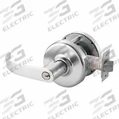 CORBIN Door Lockset: Classroom Lever Locksets, Chrome, ADA Compliant (MPN CLX3381 PZD 626). Key specifications — Ligature Resistance: Not Ligature-Resistant; Brand: CORBIN; Lockset Function ANSI Code: F113; Visual Indicator Message: No Message; Lockset Style: Princeton Lever; ADA Compliant: Yes; Finish: Satin Chromium-Plated.