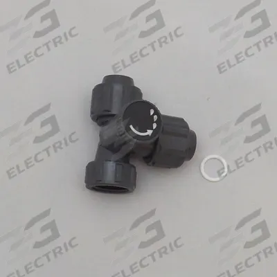 PULSAFEEDER Valve: Valve, Bleeder, PVDF Body, 3/8 in Tube Inlet - Bleed Valve Assemblies