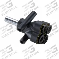 LEGRIS Push-Fit Wye Fitting: 4 mm OD x 6 mm OD x 4 in OD Size, Polymer, 45 mm Overall Lg, Black (MPN 3143 04 06). Key specifications — Brand: LEGRIS.