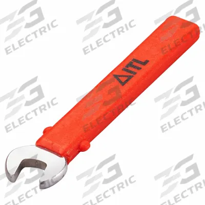 ITL Open End Wrench: Alloy Steel, Chrome, 3/8 in Head Size, 5 in Overall Lg - SAE, Single End, Open End Wrenches