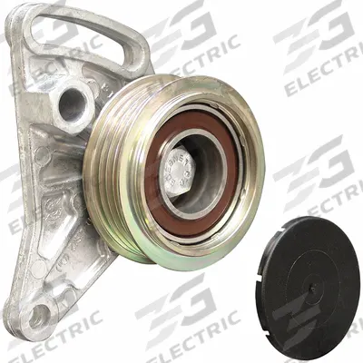 DAYCO Idler Pulley: Idler Pulley, 89072, Serpentine, 4PK Compatible Belt Trade Size - Ribbed V-Belt Idler Pulleys for Vehicles