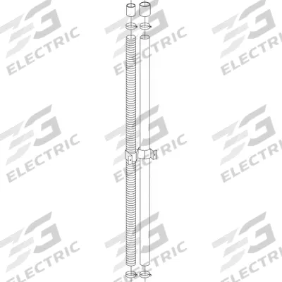 EMPIRE Vent Extension Kit: Vent Extension Kit, 4LFZ5/4LFZ6: 4LGA4/4LGA5 - Accessories for Gas Floor Heaters