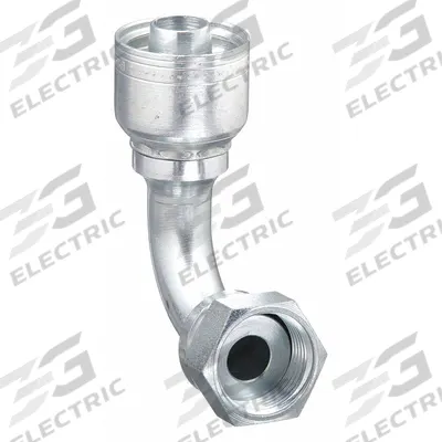 WEATHERHEAD Hydraulic Crimp Fitting: Steel x Steel, 90° Elbow, -12 For Hose Dash Size - Weatherhead Crimp Hydraulic Hose Fittings with ORS Connection