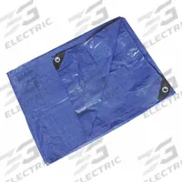 APPROVED VENDOR Tarp: 59 ft Lg, 38.5 ft Wd, Std Duty, 5.1 mil, Polyethylene, Blue/Green, Waterproof (MPN 5WTK7). Key specifications — Color: Green; Brand: APPROVED VENDOR.