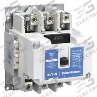EATON NEMA Magnetic Contactor: Non-Reversing, 3 Poles, NEMA Size 4, 135 A, 24V AC (MPN CN15NN3T). Key specifications — Brand: EATON.