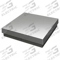 B-TEK Industrial Bench Scale: 18 in x 18 in, IP65, No Indicator Included, Stainless Steel (MPN BT-B-1818C-250). Key specifications — Connection Ports: Indicator Cable; Readability: 0.05 lb; Brand: B-TEK; Weighing Surface Material: Stainless Steel.