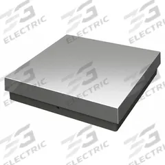 B-TEK Industrial Bench Scale: 18 in x 18 in, IP65, No Indicator Included, Stainless Steel (MPN BT-B-1818C-250). Key specifications — Connection Ports: Indicator Cable; Readability: 0.05 lb; Brand: B-TEK; Weighing Surface Material: Stainless Steel.