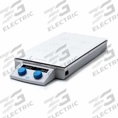 VELP SCIENTIFIC Hot Plate Stirrer: US Std Plug Type, 6 Positions, 8 3/4 in Plate Wd - Multiposition Hot Plate Stirrers