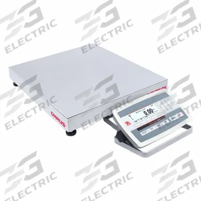 OHAUS Industrial Bench Scale: 18 in x 18 in, IP67/IP68, Front-Mounted - Compact Bench Scales