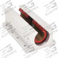 PBC LINEAR Mounted Linear Bearing: Twin, Self-Aligning, 5/8 in Inside Dia, Frelon™ Gold, PWN (MPN PWN10). Key specifications — Liner: Frelon™ Gold; Material: Aluminum Alloy.