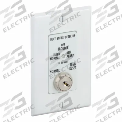 AIR PRODUCTS AND CONTROLS Remote Alarm Accessory: 24V DC, 107 mA, Duct - Remote Test Stations for Fire Alarm Systems