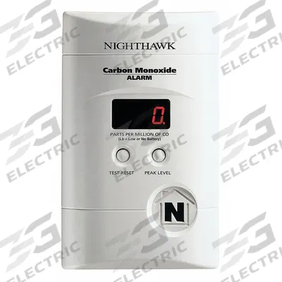 KIDDE Carbon Monoxide Alarm: Carbon Monoxide, Plug-In/Removable Battery - Carbon Monoxide Detectors