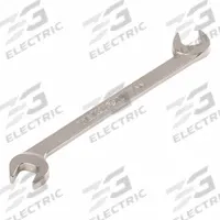 TEKTON Open End Wrench: Chromium Molybdenum Steel, Satin, 7 mm Head Size, 3 29/32 in Overall Lg (MPN WAE84207). Key specifications — attr309776: No; attr309781: Satin; attr309780: Chromium Molybdenum Steel; attr324939: TEKTON.