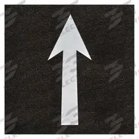 3M Pavement Tape Symbols & Legends: Pressure Sensitive Adhesive, 3 yd Lg, 38 3/8 in Wd, White, 4 PK (MPN L380IES-SA). Key specifications — Product Type: Pavement Tape Symbols & Legends; Color: White; Brand: 3M; Installation Method: Pressure Sensitive Adhesive; Legend: Straight Arrow.