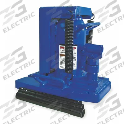 WESTWARD Hydraulic Toe Jack: Steel, Manual Handle, Mechanical, 10 ton Load Capacity - Low-Clearance Toe Jacks