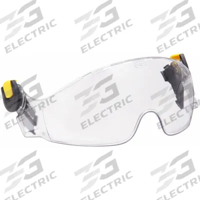 PETZL Eye Shield: Clear Lens Color, Anti-Fog/Scratch-Resistant - Petzl Eye Shield Assemblies for Hard Hats & Helmets