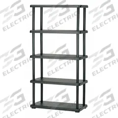 SKILCRAFT Shelf: 36 in x 18 in, 74 in Overall Ht, 5 Shelves, 180 lb Load Capacity per Shelf (MPN 7125-01-667-2788). Key specifications — Frame Material: HDPE; Shelving Material: High Density Polyethylene; Brand: SKILCRAFT.