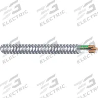 SOUTHWIRE Metal Clad Armored Cable: 12 AWG, 2 Conductors, Copper, 100 ft, Aluminum, Std, THHN (MPN 68580023). Key specifications — Brand: SOUTHWIRE.