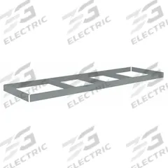 TENNSCO Shelf: 84 in x 24 in, 1,500 lb Load Capacity, Gray, Shelf (MPN ZLES-8424). Key specifications — Includes: (4) Beams; Shelf Configuration: Single Straight; Color: Gray; Frame Material: Steel; Brand: TENNSCO; Frame Finish: Zinc Plated; Product Type: Shelf.