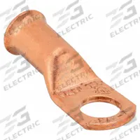WESTWARD Lug: Crimpable Side Terminal, Crimp/Solder, Copper, 2 ga, 3/8 in Stud Size, Straight (MPN 23YZ23). Key specifications — Shape: Straight; Raised Pads: No; Lug Type: Crimpable Side Terminal; Contact Material: Copper; Gauge: 2 ga; Stud Size: 3/8 in; Brand: WESTWARD.