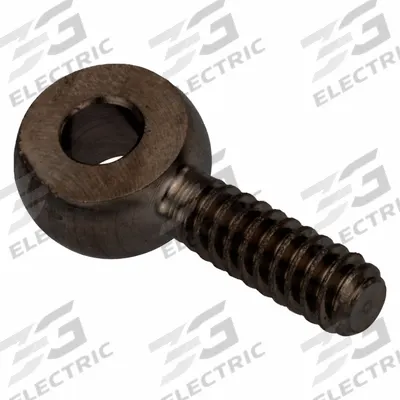 AMPG Fixed Rod End: Steel, Black Oxide, 35 mm Hole Center-to-End Lg, Left Hand - Steel Male Threaded Fixed Rod Ends